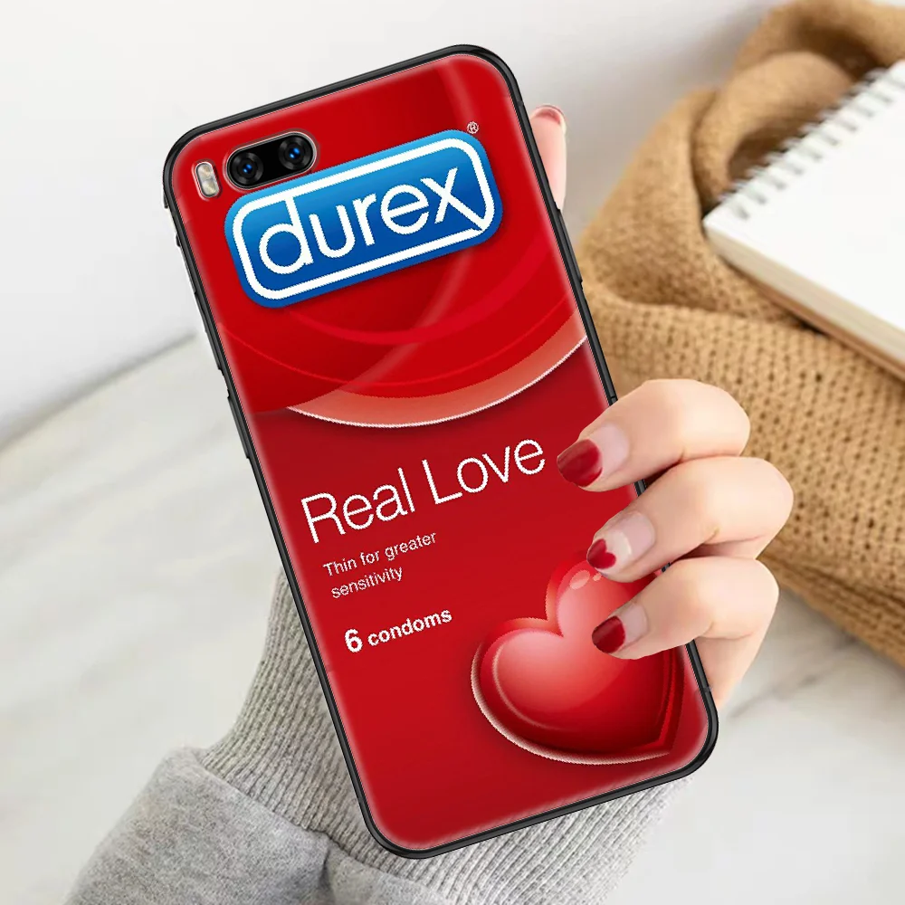 

fuuny durexes Phone case For Xiaomi Mi Max Note 3 A2 A3 8 9 9T 10 Lite Pro Ultra black trend prime silicone coque soft cover 3D