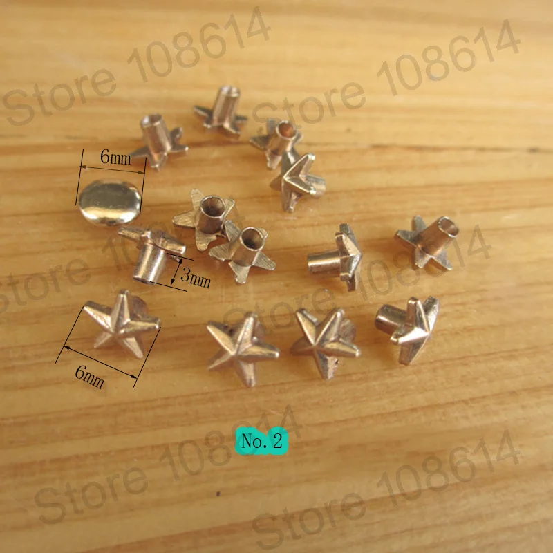 10 шт. сделай сам круглым носком и металлическими заклепками подъемный кран с