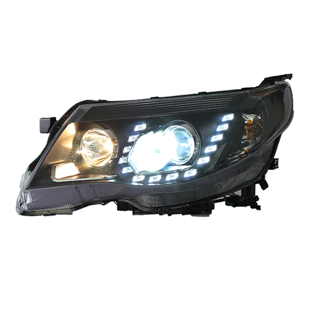 2PCS Car Styling Head Lamp for Subaru Forester Headlight 2008 2009 2010 2011 2012 LED DRL Hid Bi Xenon Projector Lens | Автомобили и