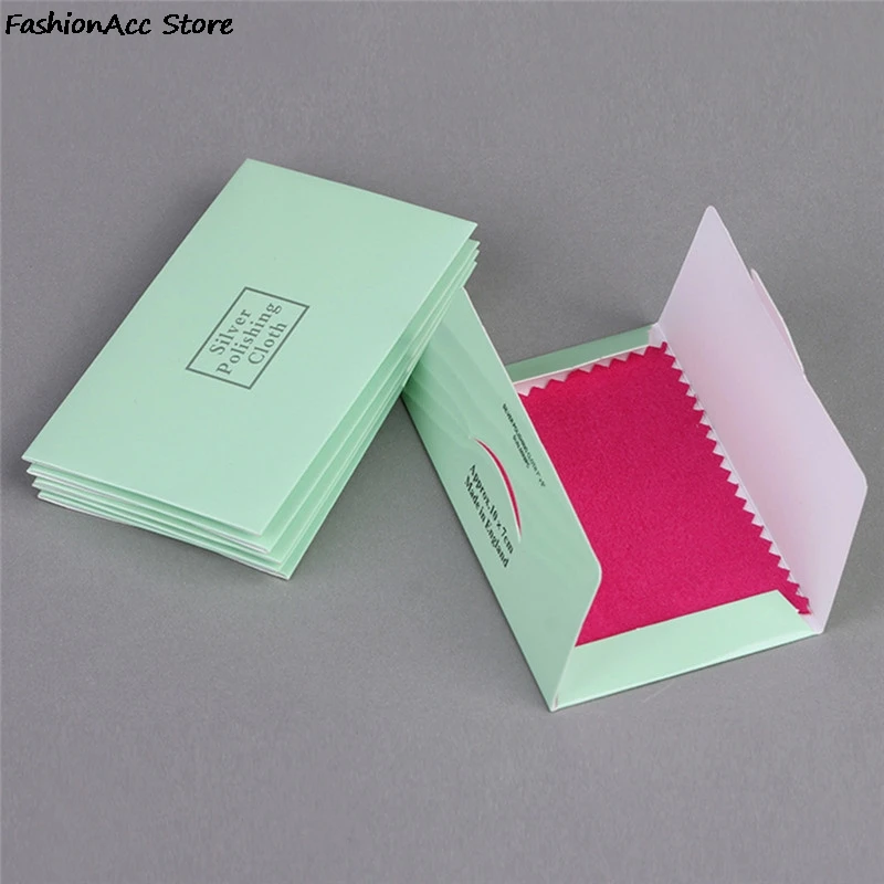 

10pcs Clean Cleaning Cloth Polishing Cloth For Sterling Platinum Jewelry Anti Tarnish