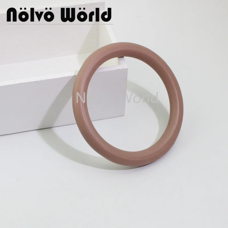 4 10 шт. 11 см дюйма пыльно розовый деревянный женский кошелек с ручкой деревянные