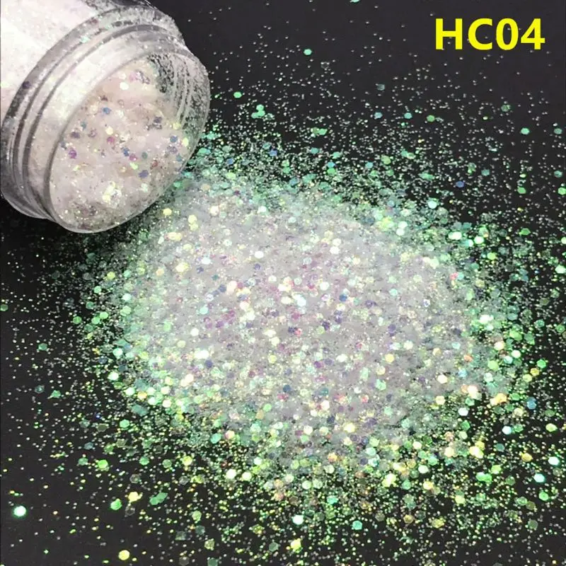 

5 Colors c Aurora Resin Crystal Sequins Glitter Pigments Kit Jewelry Making Tool R2LE