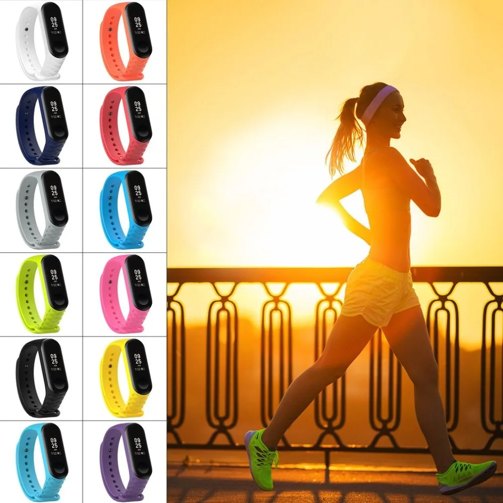 

Bracelet for Xiaomi Mi Band 3 Sport Strap Watch Silicone Wrist Strap For xiaomi mi band 3 Accessories Bracelet Miband 3 Strap