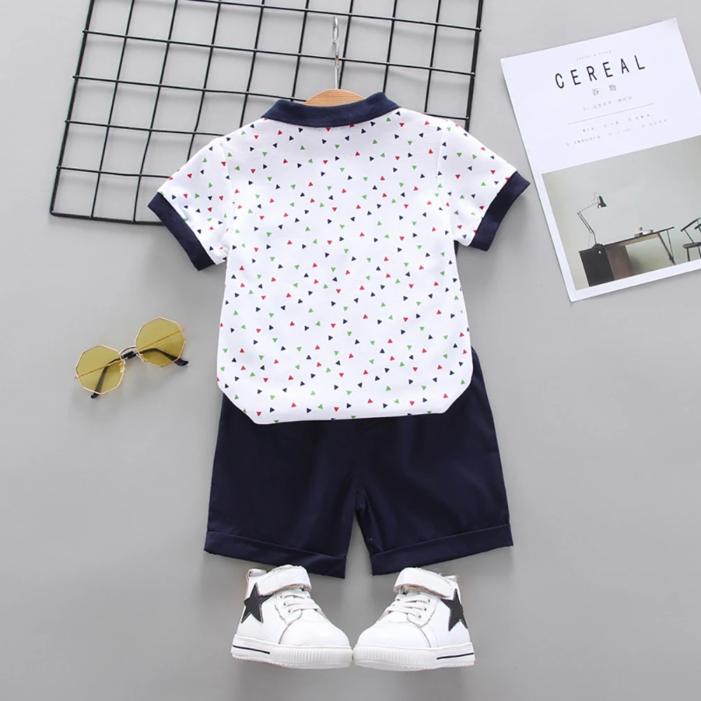 HE Hello Enjoy/комплекты для маленьких мальчиков летняя одежда 2020 г. Детская футболка с