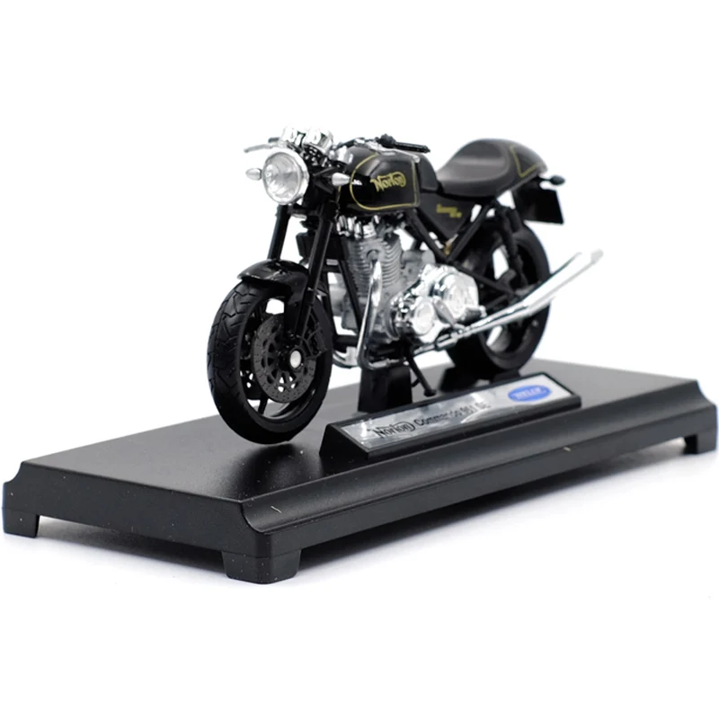 Welly 1:18 Norion commando 96 Alloy Diecast Sport Motorcycle Model Workable Shork-Absorber Toy For Children Gifts Collection |