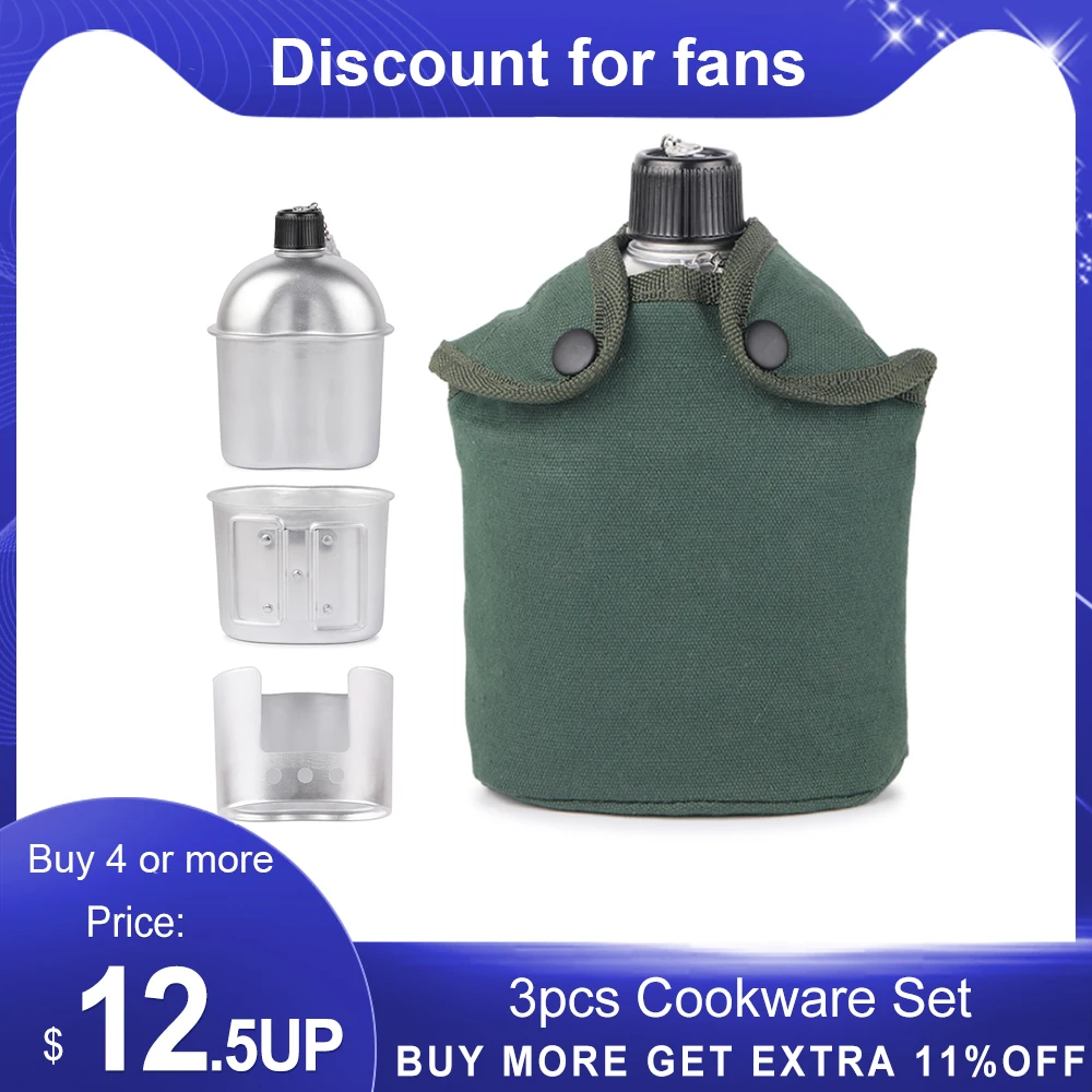 Набор посуды из 3 предметов набор алюминиевых стаканов для столовой дровяной