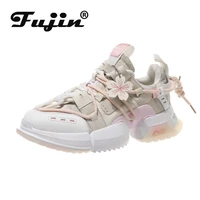 fujin ins dad shoes chunky sneakers new fashion sneakers women patchwork casual shoes ladies platform chunky sneakers female