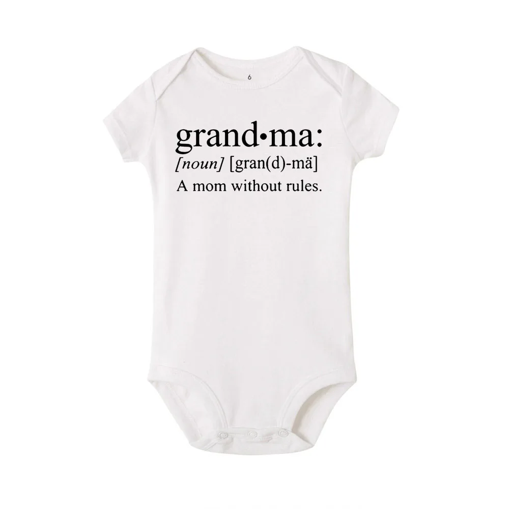 Бабушка мама без правил комбинезоны для новорожденных одежда маленьких девочек