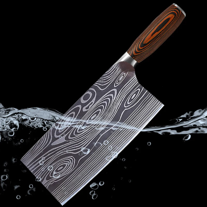 

Liang Da Stainless Steel Kitchen Chopping Knife Sharp Kitchen Knife For Chop Bone Fish Professional Chinese Kitchen Chef Knife