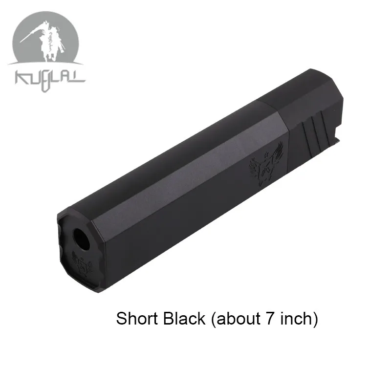 Short Black 18.5cm Kublai CO OSPRE Y SUPPRESSO 14 мм ccw винт с Flashhide - Цвет: Short Black 18.5cm