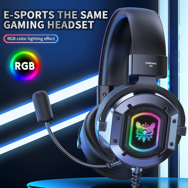 

Gaming Headset 3.5mm Wired Headset Surround Sound Gaming Headphone With Noise Canceling Mic For PlayStation 4 PC Switch Gamer