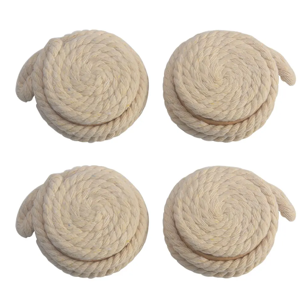 Пастораль круглые деревянные без перфорации с милыми помпонами из