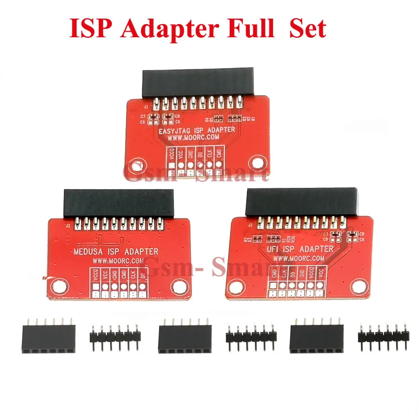Полный комплект адаптеров MOORC ISP для Z3x легкий Jtag UFI Box measusa box. | Мобильные телефоны и
