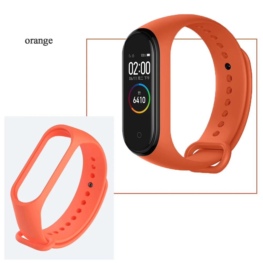 Mi Band 4 ремешок Цветной силиконовый браслет для Mi Band 4 3 ремешок для Mi Band 4 NFC Сменные аксессуары
