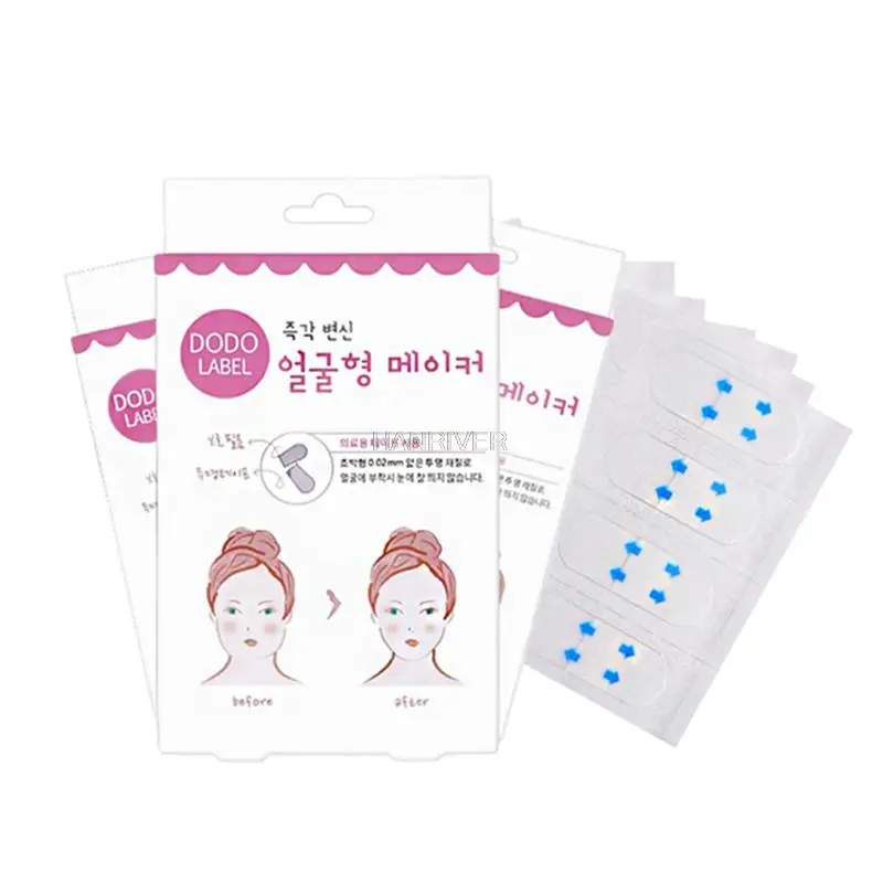 40/100 pieces/set of invisible face-lifting stickers facial lines wrinkles sagging skin V-shaped facial lifting quick chin tape
