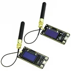 LILYGOПлата разработки TTGO LORA32 V1.0 868915 МГц ESP32 LoRa OLED 0,96 дюйма, беспроводной модуль, Wi-Fi, Bluetooth, 2 шт.