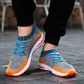 Plus rozmiar 46 moda mężczyźni trampki oddychająca siatka mężczyźni obuwie lekkie wygodne męskie buty do chodzenia zapatos de hombre
