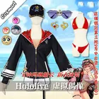 VTuber Hololive Houshou Морской капитан бикини купальник униформа Косплей Костюм Хэллоуин вечеринка наряд для женщин девушек