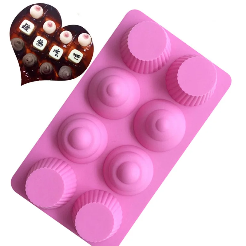 

8 Even Creative Funny Stool Silicone Chocolate Cake Mold Muffin Cup K819