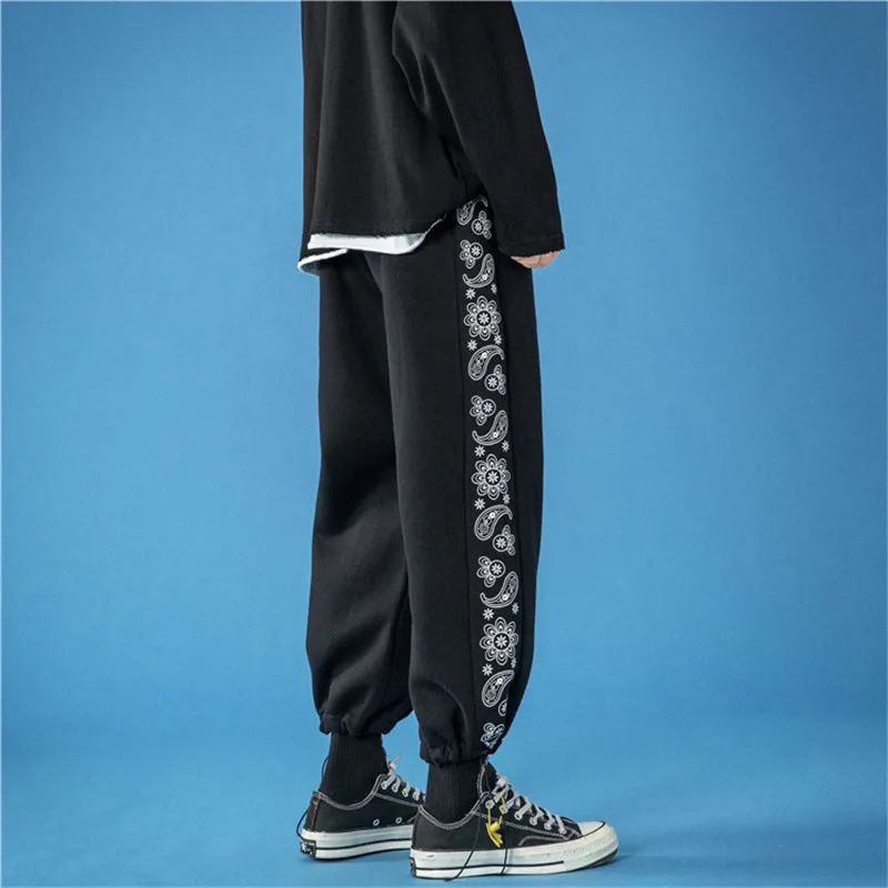 Бандана спортивные штаны мужские хлопковые модные брюки большого размера