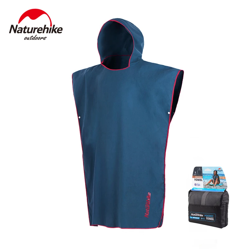 Пляжное Пончо Naturehike для взрослых полотенце из микрофибры ванны быстросохнущее