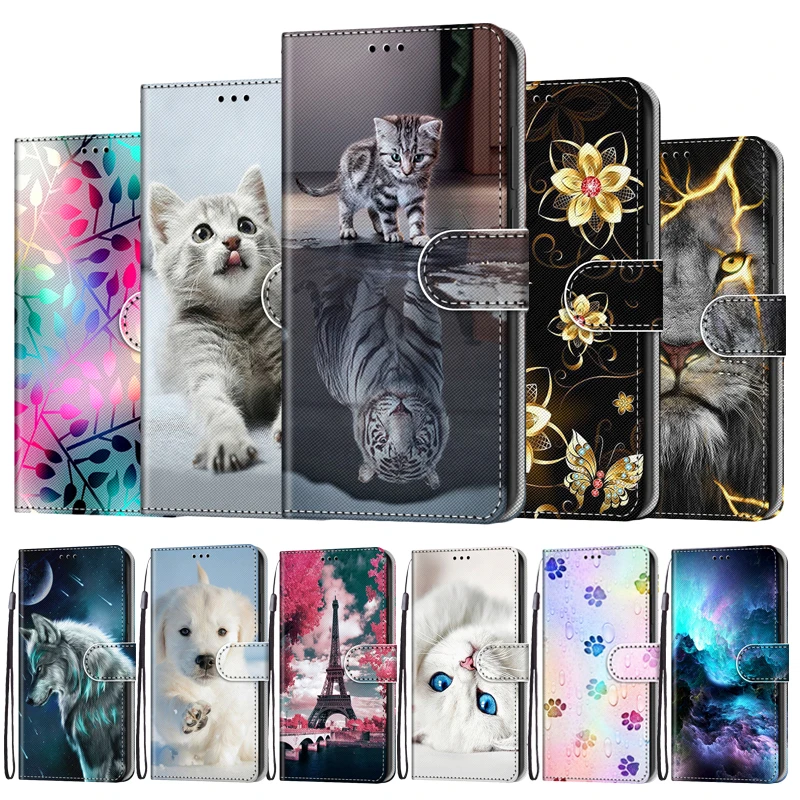 Кожаный чехол книжка для Motorola Moto G8 E7 Plus G Power Stylus G9 Play E 2020 телефона с