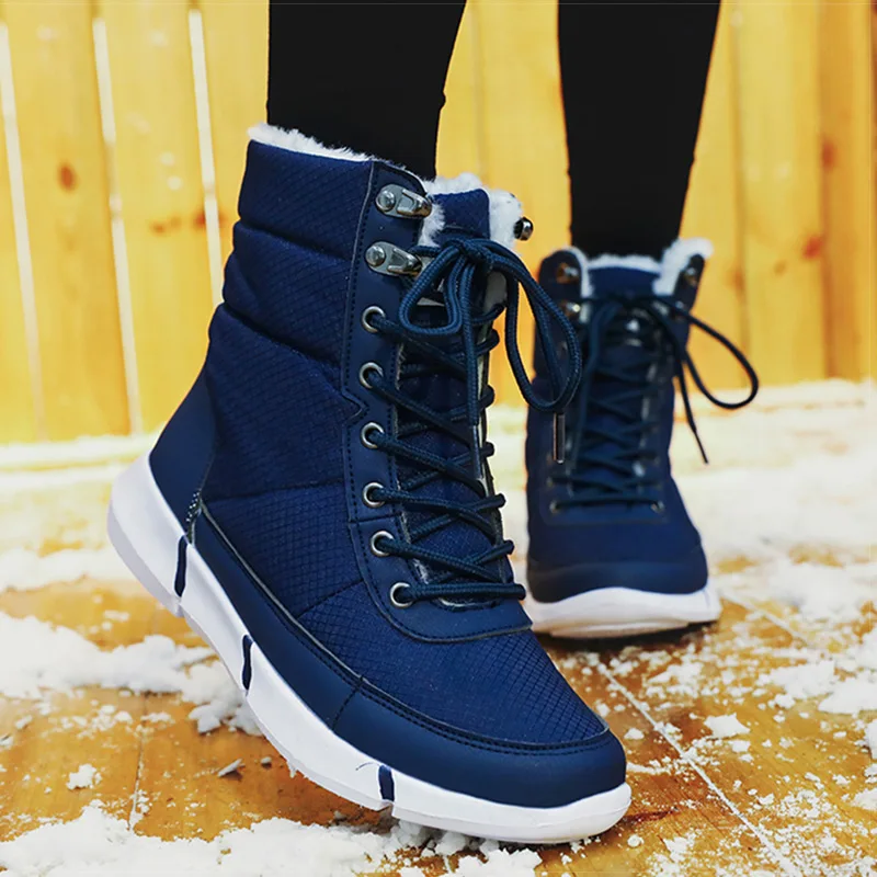 Женские ботинки 2019 зимние кроссовки размера плюс зимняя обувь женщина
