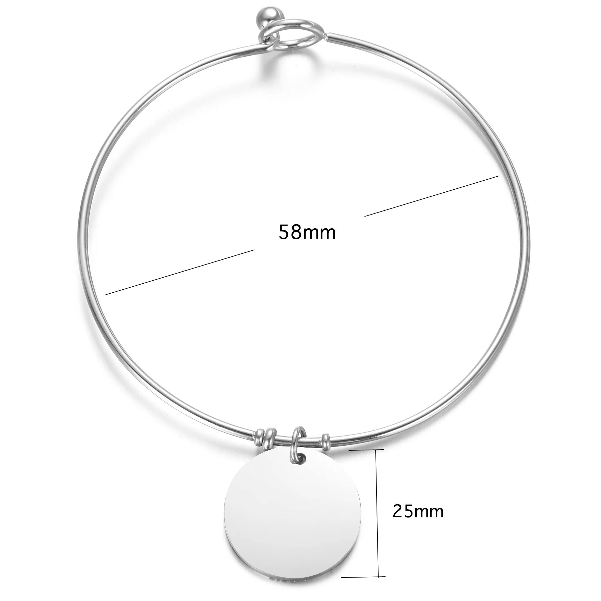 Для студийной съемки под заказ Имя ID Браслет Нержавеющая сталь