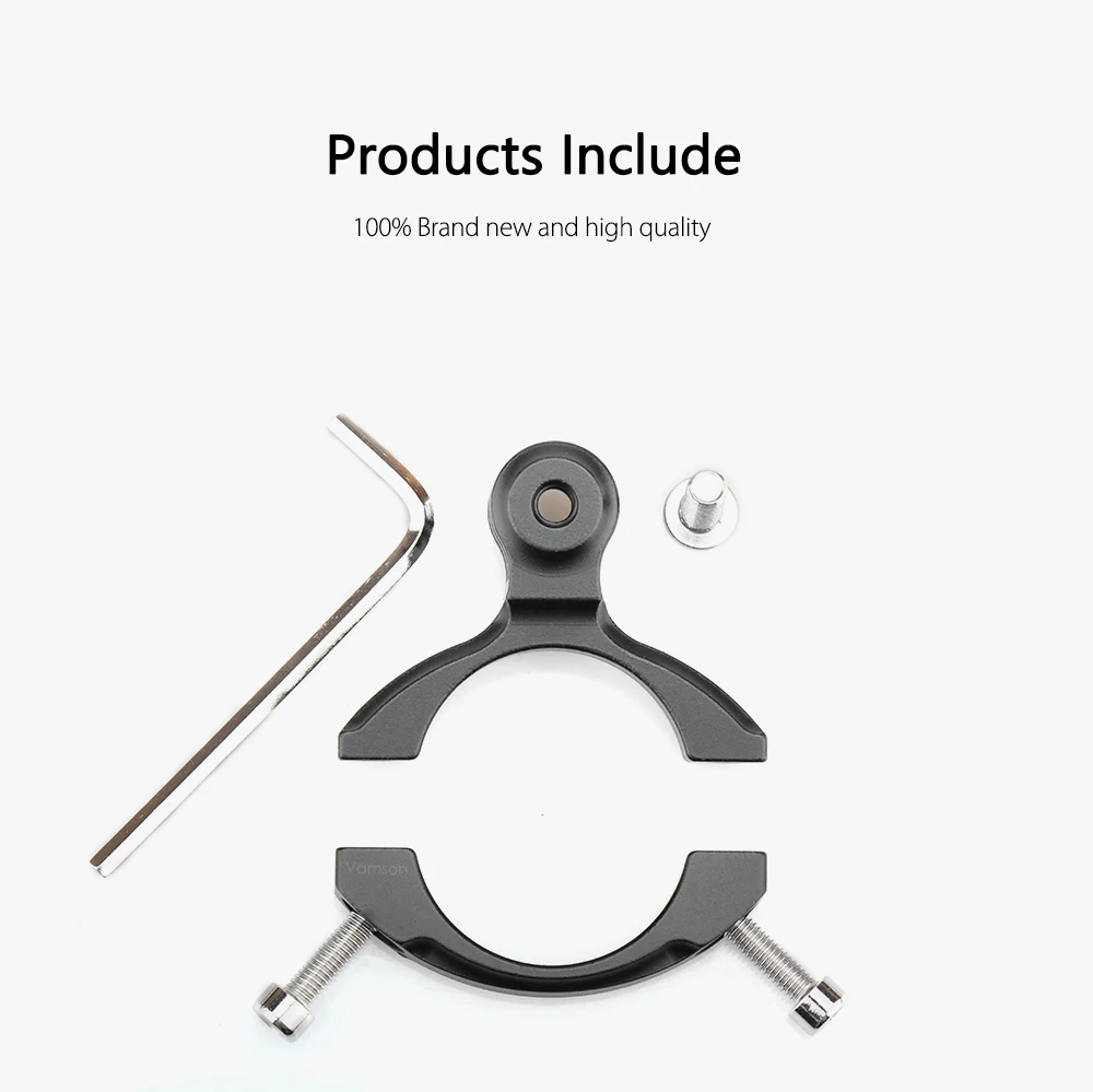 Vamson для Go pro алюминиевый руль велосипеда крепление штативы черный Gopro Hero 8 7 6 5 4 Yi 4K