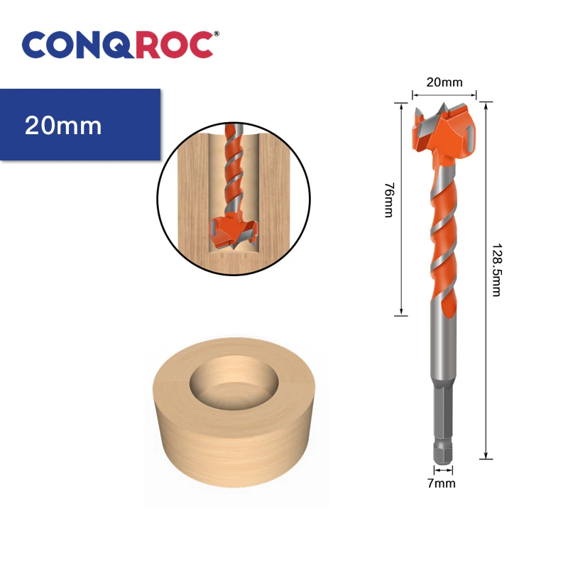 Удлинить YG6 Твердосплавный Наконечник Форстнер сверло Отверстие пила Резак