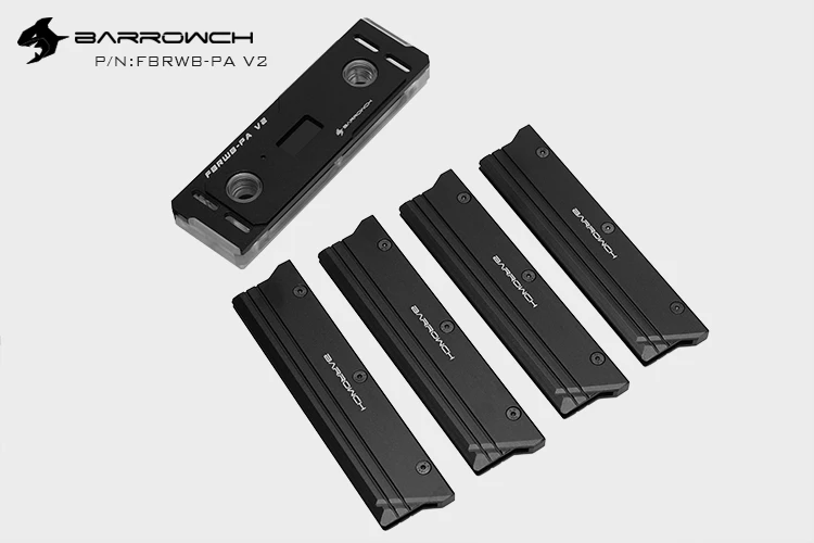 Barrowch ram охлаждающий блок ram жилет многорежимный цифровой дисплей модуль памяти охлаждающий блок набор Flash Stick кулер наборы