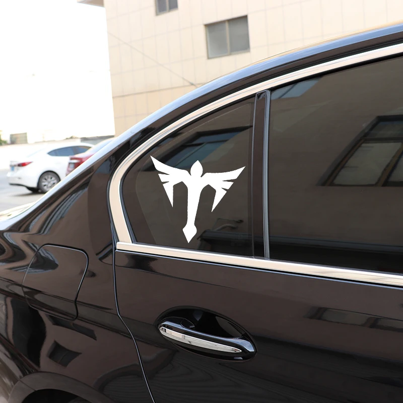 

YJZT 15.8X13.7CM JDM Creative Vinyl Car Sticker Window Bumper Decoration Decals C25-1089