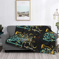 dan flashes pattern cool tim robinson blanket bedspread bed plaid bed linen towel beach double blanket blankets for baby