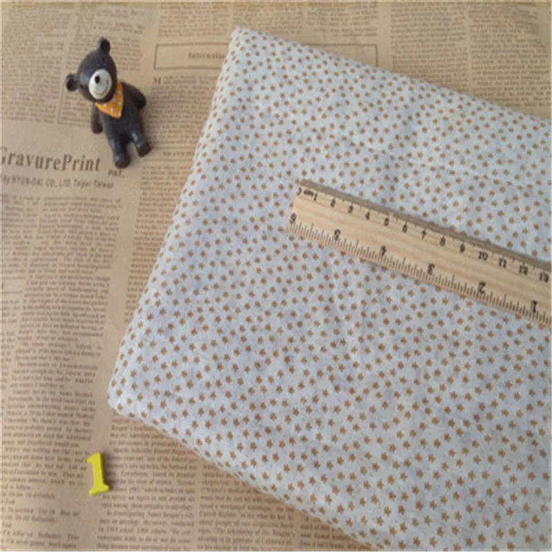 Хлопковая ткань с принтом в горошек Ткань Одежда занавеска скатерть