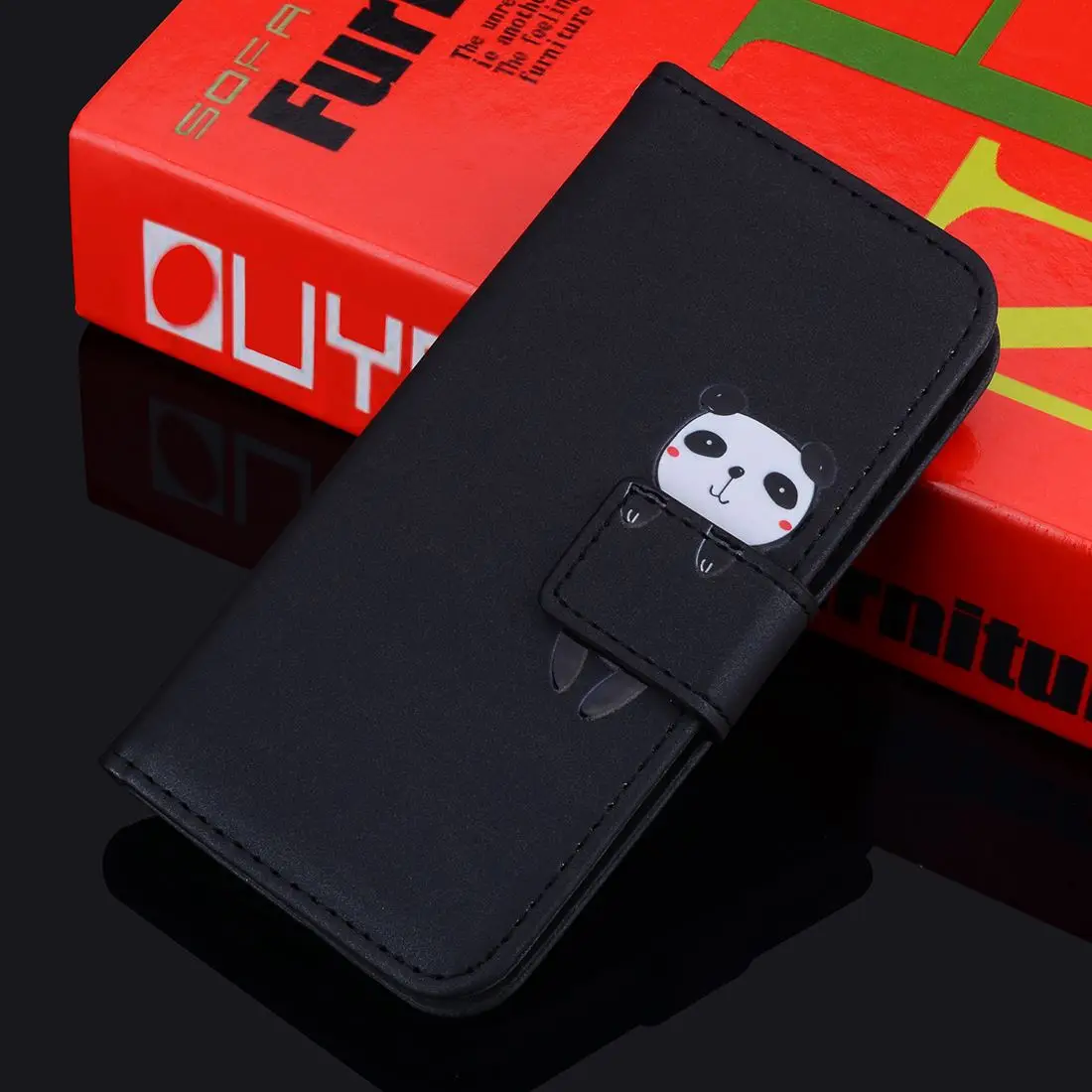 Чехол-подставка для телефона с отделением карт Coque Nokia 3 4 2 мягкий детский кожаный