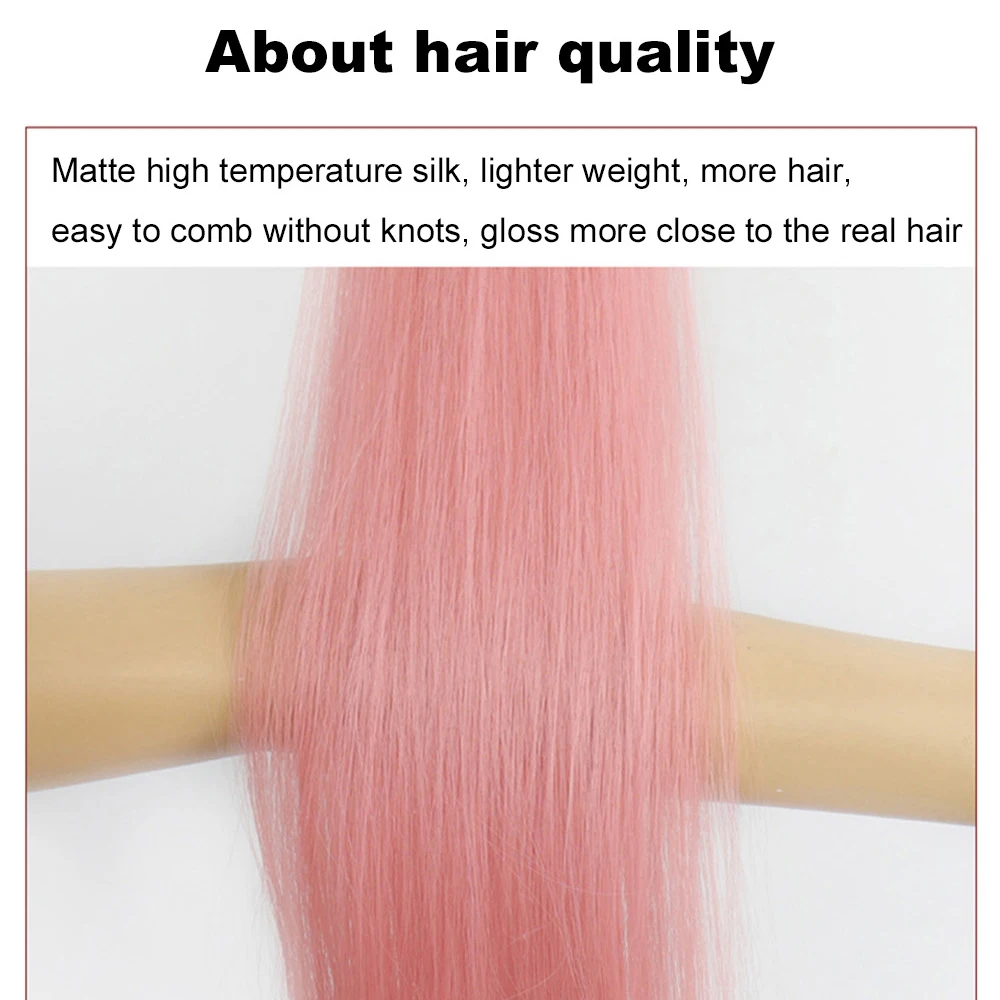 Наращивание волос в цветной полоску 22 дюйма Удлиненные Прямые волосы с Омбре 8