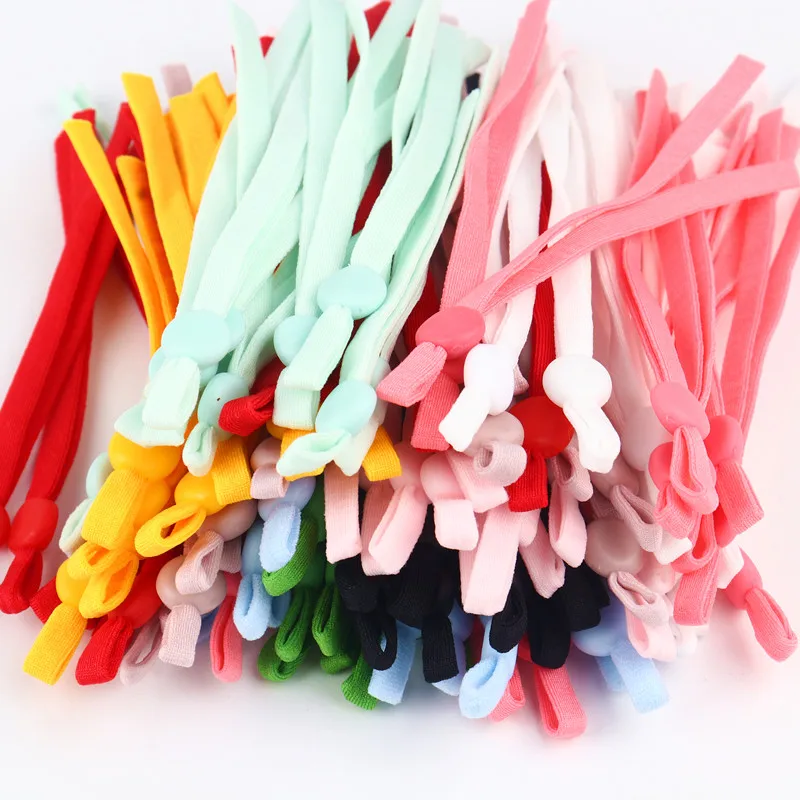 100 шт. Нескользящие регулируемые застежки для маски пластиковые плоские