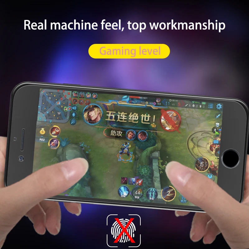 Защитное стекло матовое закаленное 9H для iPhone X/XS/XR/11 Pro Max/SE/6/6S/7/8 Plus | Мобильные