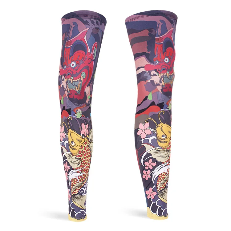 Солнцезащитная Накладка для ног из ледяного шелка занятий спортом на открытом