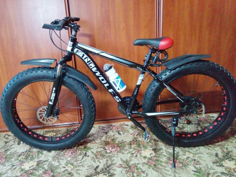 Wolf's fang bike 3-piece велосипедный щиток 26 дюймов Снежный велосипед передний и задний крыло широкая шина велосипедный Снежный велосипед аксессуары