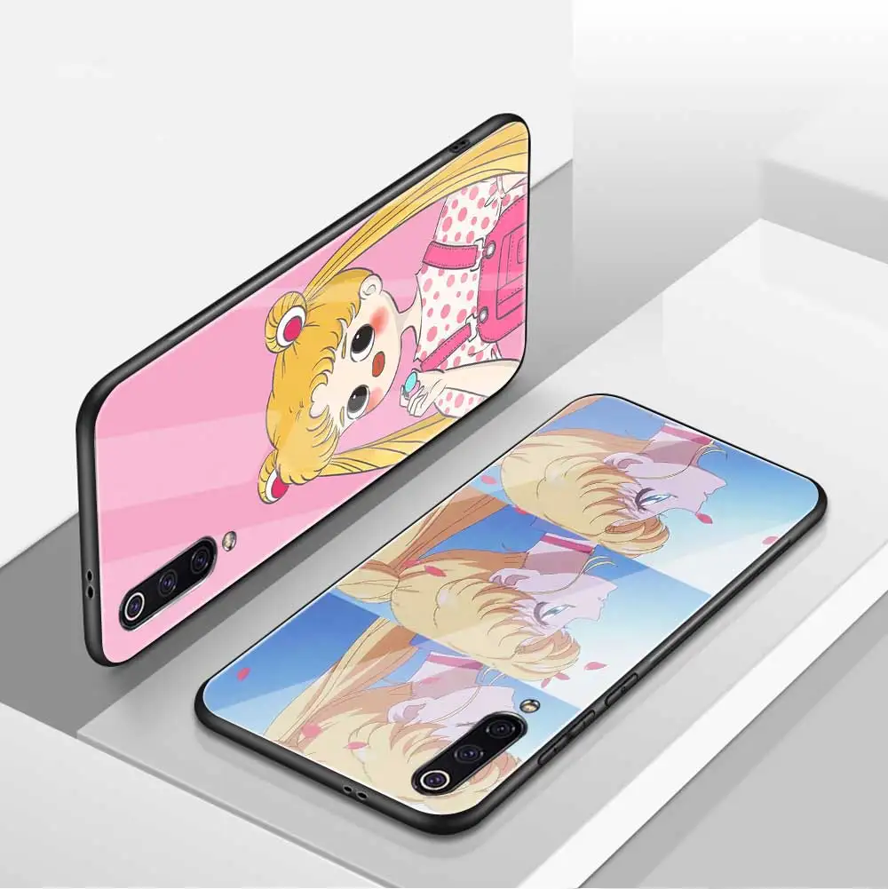 

Sailor Moon Case For Xiaomi Redmi Note 10 8 9 7 Pro 9T 8T K40 Mi Note 10 9 8 T Pro SE Lite F1 Poco X3 M3 Tempered Glass Fundas
