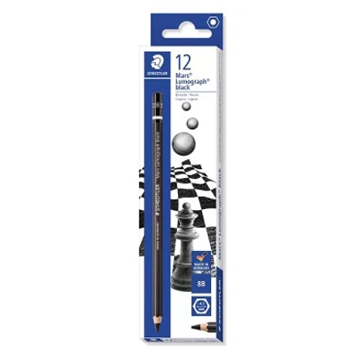 8B 12 шт., профессиональный карандаш Staedtler 100B, карандаши для рисования, Студенческие карандаши для рисования, угольный карандаш, школьные канцелярские принадлежности, офисные принадлежности - Цвет: 8B