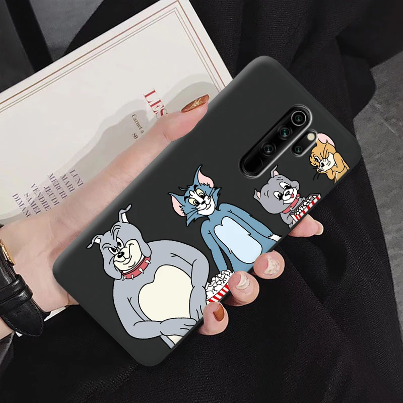 Силиконовый чехол для Xiaomi Redmi 8 милый чехол-накладка с мультяшным рисунком том и