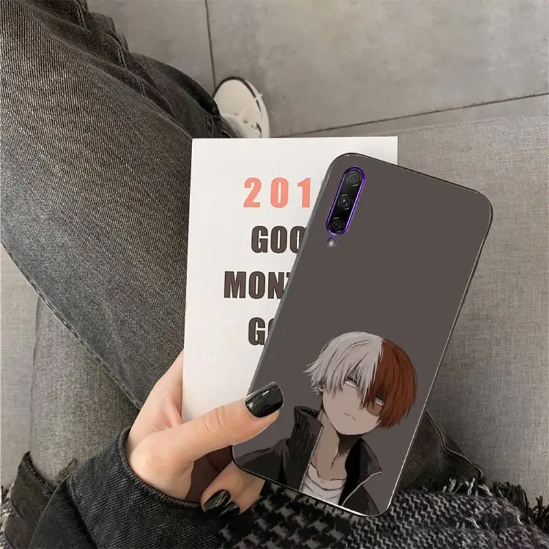 

my hero academy todoroki Phone Case For Huawei Y6 7prime 9prime Y5 2019 Y5 Y6Prime 2018 Nova 3E mate10 20lite 20Pro funda case