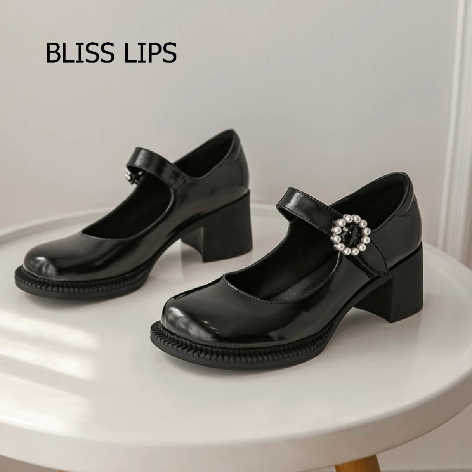 

Туфли женские в стиле «лолита», мягкая водонепроницаемая обувь в японском стиле, на высоком каблуке, для косплея, для студентов колледжей, в ...