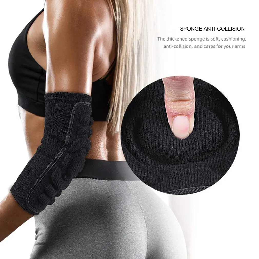 

2PCS Breathable Elbow pads Mountain Bike Cycling Protection Set Dancing Brace Support MTB Eblow Protector Sponge Elbow Protector