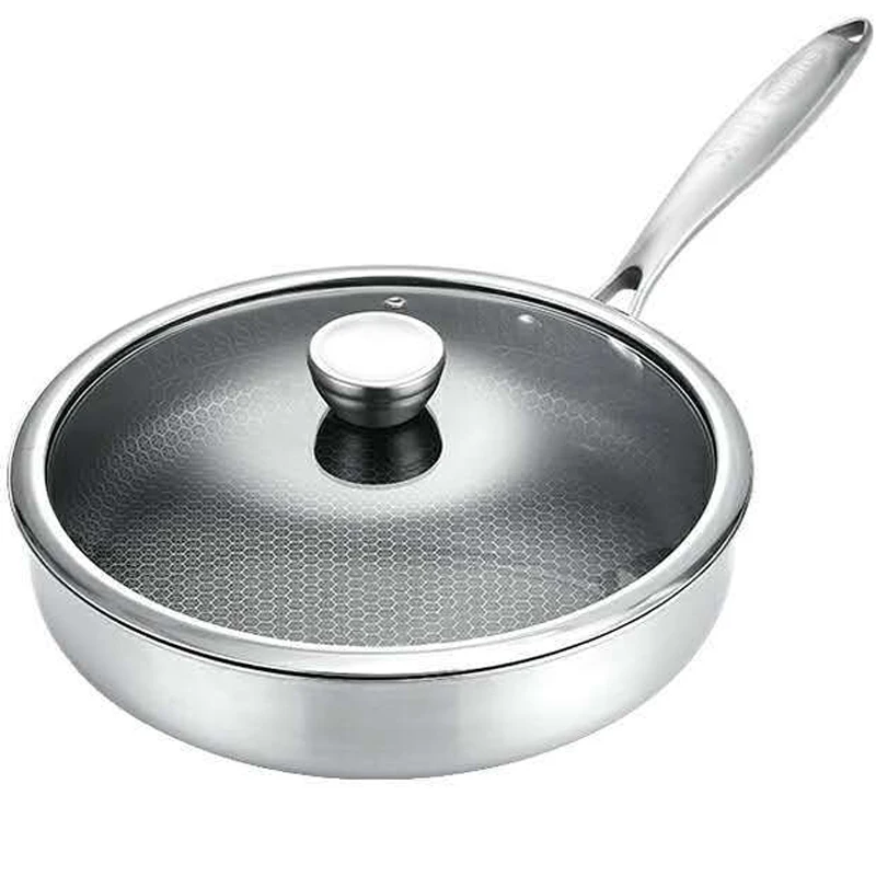 304 многофункциональная Сковорода из пищевой нержавеющей стали сковорода ВОК