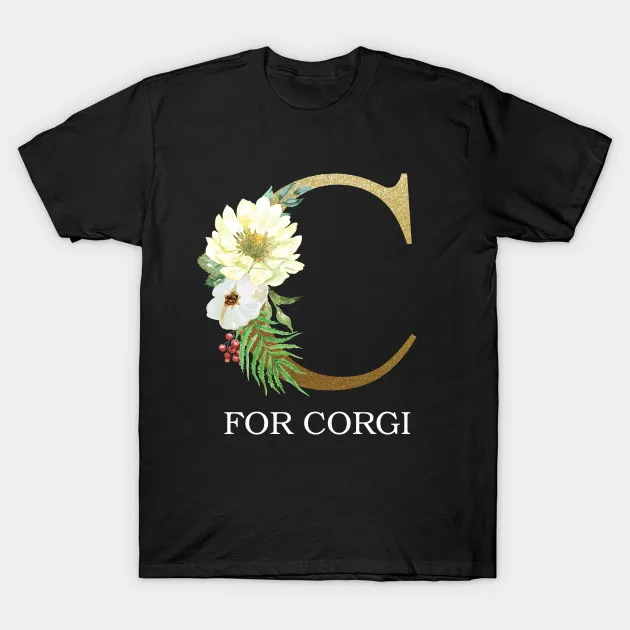 Мужская футболка C For Corgi by buyizo женская футболка|Мужские футболки| |