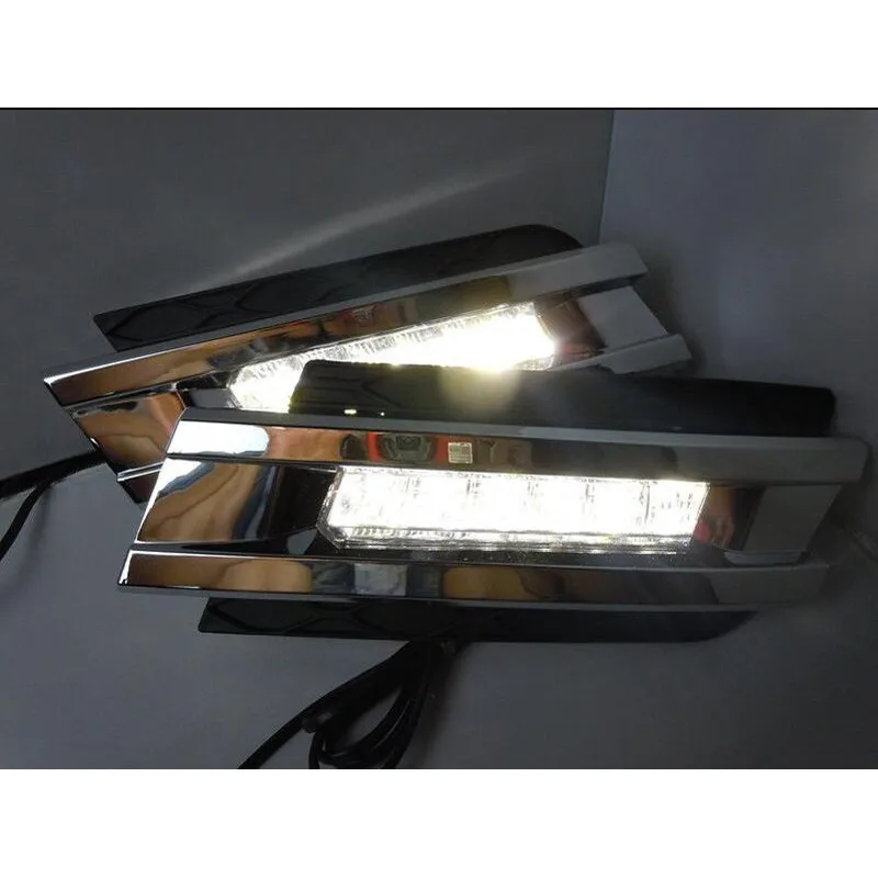 2x Светодиодный Противотуманные фары светильник LED DRL с крышкой противотуманных
