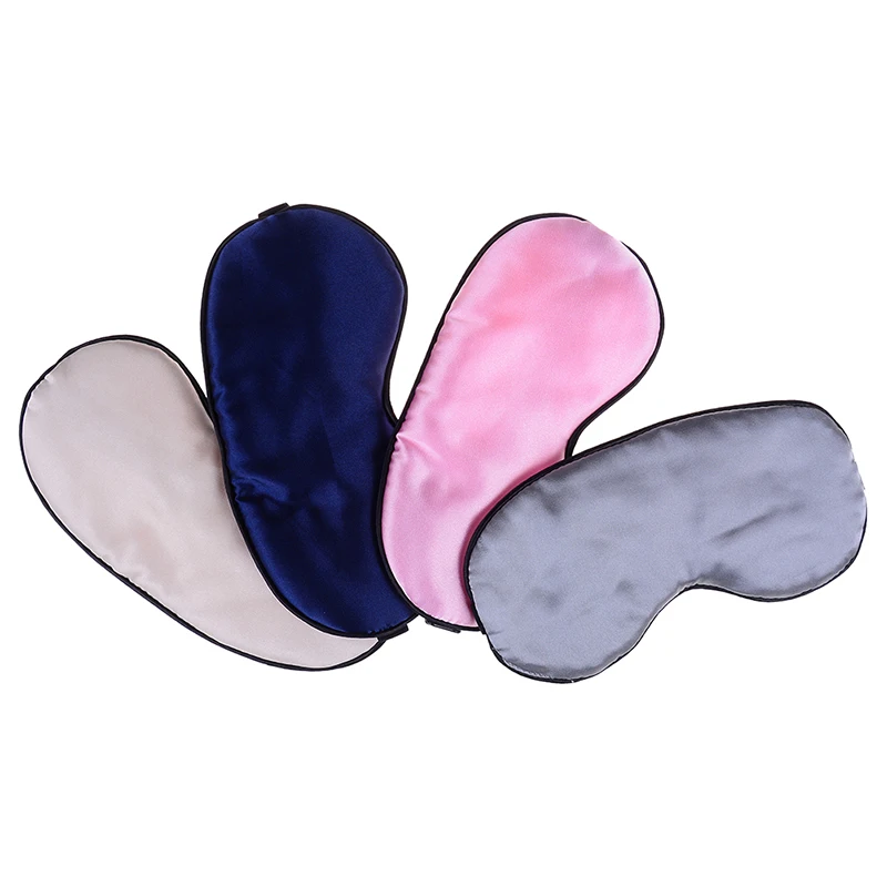 Шелковая повязка на глаза для путешествий мягкая дышащая сна 1 шт. | Красота и